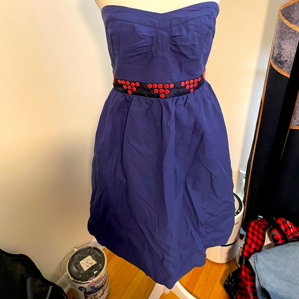 Beautiful Anthropologie Strapless Dress